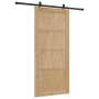 Puerta corrediza  con juego de herrajes 93x202 cm de madera maciza de pino | Foro24.es | Tu tienda online para hogar, jardín y más Foro24.es