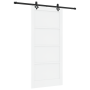 Puerta Deslizante  con Juego de Herrajes Blanca 93x202 cm de Madera Sólida de Pino | Foro24.es | Tu tienda online para hogar, jardín y más Foro24.es