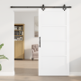 Puerta Deslizante  con Juego de Herrajes Blanca 93x202 cm de Madera Sólida de Pino | Foro24.es | Tu tienda online para hogar, jardín y más Foro24.es