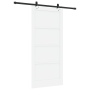 Puerta Deslizante  con Juego de Herrajes Blanca 93x202 cm de Madera Sólida de Pino | Foro24.es | Tu tienda online para hogar, jardín y más Foro24.es