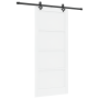 Puerta Corrediza  con Herrajes Blancos 93x211 cm Madera Sólida de Pino | Foro24.es | Tu tienda online para hogar, jardín y más Foro24.es