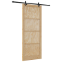 Puerta Deslizante  con Juego de Hardware 93x232 cm de Madera Sólida de Pino | Foro24.es | Tu tienda online para hogar, jardín y más Foro24.es
