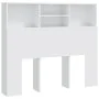 Mueble cabecero blanco 120x19x103,5 cm de vidaXL, Cabeceros y pies de cama - Ref: Foro24-811853, Precio: 59,42 €, Descuento: %