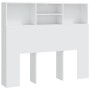 Weißes Kopfteilmöbel 120x19x103,5 cm von vidaXL, Kopf- und Fußteile - Ref: Foro24-811853, Preis: 61,00 €, Rabatt: %