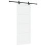 Puerta corredera  con juego de herrajes blanca 93x232 cm de madera maciza de pino | Foro24.es | Tu tienda online para hogar, jardín y más Foro24.es