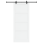 Puerta corredera  con juego de herrajes blanca 93x232 cm de madera maciza de pino | Foro24.es | Tu tienda online para hogar, jardín y más Foro24.es