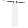 Puerta Deslizante  con Juego de Hardware Blanca 61x198.5 cm Madera Maciza de Pino | Foro24.es | Tu tienda online para hogar, jardín y más Foro24.es