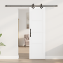 Puerta Deslizante  con Juego de Hardware Blanca 61x198.5 cm Madera Maciza de Pino | Foro24.es | Tu tienda online para hogar, jardín y más Foro24.es