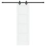 Puerta Deslizante  con Juego de Hardware Blanca 61x198.5 cm Madera Maciza de Pino | Foro24.es | Tu tienda online para hogar, jardín y más Foro24.es
