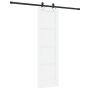 Puerta Deslizante  con Juego de Hardware Blanca 61x198.5 cm Madera Maciza de Pino | Foro24.es | Tu tienda online para hogar, jardín y más Foro24.es