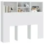 Mueble cabecero blanco 120x19x103,5 cm de vidaXL, Cabeceros y pies de cama - Ref: Foro24-811853, Precio: 59,42 €, Descuento: %