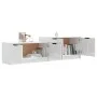 Glossy white plywood TV cabinet 158.5x36x45 cm by vidaXL, TV Furniture - Ref: Foro24-811490, Price: 83,78 €, Discount: %