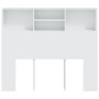 Weißes Kopfteilmöbel 120x19x103,5 cm von vidaXL, Kopf- und Fußteile - Ref: Foro24-811853, Preis: 61,00 €, Rabatt: %