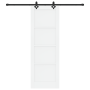 Puerta Deslizante  con Juego de Herrajes Blanca 73.5x211 cm de Madera Sólida de Pino | Foro24.es | Tu tienda online para hogar, jardín y más Foro24.es