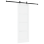 Puerta Deslizante  con Juego de Herrajes Blanca 73.5x211 cm de Madera Sólida de Pino | Foro24.es | Tu tienda online para hogar, jardín y más Foro24.es