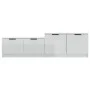 Glossy white plywood TV cabinet 158.5x36x45 cm by vidaXL, TV Furniture - Ref: Foro24-811490, Price: 83,78 €, Discount: %