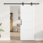 Puerta Deslizante  con Juego de Accesorios Blanca 78x202 cm Madera Maciza de Pino | Foro24.es | Tu tienda online para hogar, jardín y más Foro24.es
