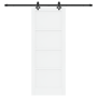Puerta Deslizante  con Juego de Accesorios Blanca 78x202 cm Madera Maciza de Pino | Foro24.es | Tu tienda online para hogar, jardín y más Foro24.es