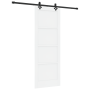 Puerta Deslizante  con Juego de Hardware Blanco 78x211 cm Madera Sólida de Pino | Foro24.es | Tu tienda online para hogar, jardín y más Foro24.es