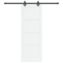 Puerta Deslizante  con Juego de Hardware Blanco 78x211 cm Madera Sólida de Pino | Foro24.es | Tu tienda online para hogar, jardín y más Foro24.es