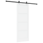 Puerta Deslizante  con Juego de Hardware Blanco 78x211 cm Madera Sólida de Pino | Foro24.es | Tu tienda online para hogar, jardín y más Foro24.es