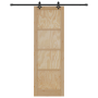 Puerta Deslizante  con juego de herrajes 78x232 cm de madera maciza de pino | Foro24.es | Tu tienda online para hogar, jardín y más Foro24.es