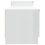 Glossy white plywood TV cabinet 158.5x36x45 cm by vidaXL, TV Furniture - Ref: Foro24-811490, Price: 83,78 €, Discount: %
