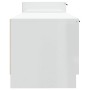Glänzend weißer Sperrholz-TV-Schrank 158,5 x 36 x 45 cm von vidaXL, TV-Möbel - Ref: Foro24-811490, Preis: 84,76 €, Rabatt: %