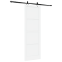 Puerta deslizante  con juego de hardware blanco 78x232 cm madera maciza de pino | Foro24.es | Tu tienda online para hogar, jardín y más Foro24.es