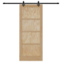 Puerta Deslizante  con Juego de Hardware 83x202 cm Madera Maciza de Pino | Foro24.es | Tu tienda online para hogar, jardín y más Foro24.es