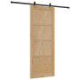Puerta Deslizante  con Juego de Hardware 83x211 cm Madera Sólida de Pino | Foro24.es | Tu tienda online para hogar, jardín y más Foro24.es
