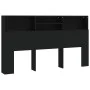 Mueble cabecero negro 180x19x103,5 cm de vidaXL, Cabeceros y pies de cama - Ref: Foro24-811881, Precio: 70,89 €, Descuento: %