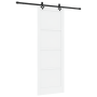 Puerta Deslizante  con Juego de Hardware Blanca 83x232 cm Madera Sólida de Pino | Foro24.es | Tu tienda online para hogar, jardín y más Foro24.es