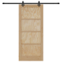 Puerta Deslizante  con Juego de Hardware 86x198.5 cm de Madera Sólida de Pino | Foro24.es | Tu tienda online para hogar, jardín y más Foro24.es