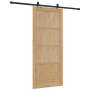 Puerta Deslizante  con Juego de Hardware 86x198.5 cm de Madera Sólida de Pino | Foro24.es | Tu tienda online para hogar, jardín y más Foro24.es