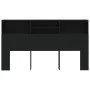 Mueble cabecero negro 180x19x103,5 cm de vidaXL, Cabeceros y pies de cama - Ref: Foro24-811881, Precio: 70,89 €, Descuento: %