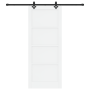 Puerta Deslizante  con Juego de Herrajes Blanca 86x211 cm Madera Maciza de Pino | Foro24.es | Tu tienda online para hogar, jardín y más Foro24.es