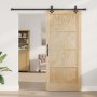 Puerta Deslizante  con Juego de Herrajes 93x211 cm Madera Maciza de Pino | Foro24.es | Tu tienda online para hogar, jardín y más Foro24.es