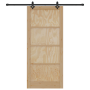Puerta Deslizante  con Juego de Herrajes 93x211 cm Madera Maciza de Pino | Foro24.es | Tu tienda online para hogar, jardín y más Foro24.es