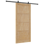Puerta Deslizante  con Juego de Herrajes 93x211 cm Madera Maciza de Pino | Foro24.es | Tu tienda online para hogar, jardín y más Foro24.es