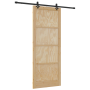Puerta Deslizante  con Set de Hardware 93x232 cm de Madera Sólida de Pino | Foro24.es | Tu tienda online para hogar, jardín y más Foro24.es