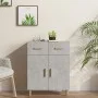 Concrete gray plywood sideboard 69.5x34x89 cm by vidaXL, Sideboards - Ref: Foro24-812190, Price: 81,82 €, Discount: %