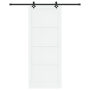 Puerta Corrediza con Juego de Herrajes Blanca 93x232 cm Madera maciza de pino | Foro24.es | Tu tienda online para hogar, jardín y más Foro24.es
