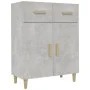 Concrete gray plywood sideboard 69.5x34x89 cm by vidaXL, Sideboards - Ref: Foro24-812190, Price: 81,82 €, Discount: %