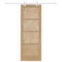 Puerta Deslizante  con Juego de Herrajes 73.5x198.5 cm de Madera Maciza de Pino | Foro24.es | Tu tienda online para hogar, jardín y más Foro24.es