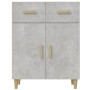 Aparador de madera contrachapada gris hormigón 69,5x34x89 cm de vidaXL, Aparadores - Ref: Foro24-812190, Precio: 82,95 €, Des...