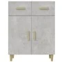 Concrete gray plywood sideboard 69.5x34x89 cm by vidaXL, Sideboards - Ref: Foro24-812190, Price: 81,82 €, Discount: %