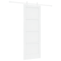 Puerta Deslizante  con Set de Ferretería Blanca 73.5x198.5 cm Madera Sólida de Pino | Foro24.es | Tu tienda online para hogar, jardín y más Foro24.es