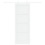 Puerta Deslizante  con Set de Ferretería Blanca 73.5x198.5 cm Madera Sólida de Pino | Foro24.es | Tu tienda online para hogar, jardín y más Foro24.es