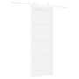 Puerta Deslizante  con Set de Ferretería Blanca 73.5x198.5 cm Madera Sólida de Pino | Foro24.es | Tu tienda online para hogar, jardín y más Foro24.es